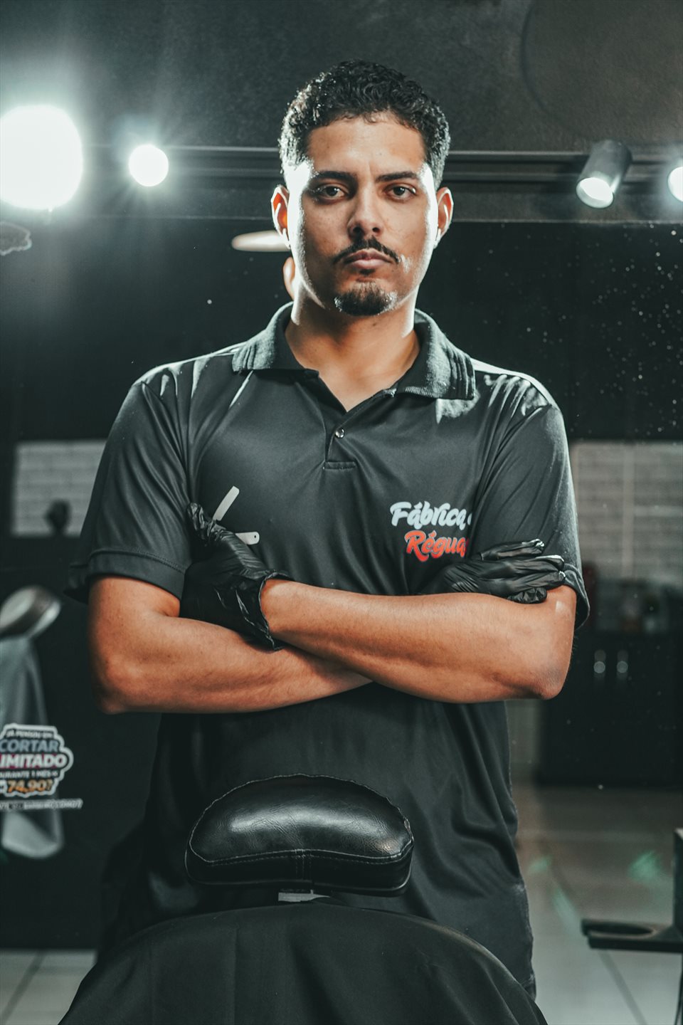 Luiz, barbeiro da Fábrica de Réguas